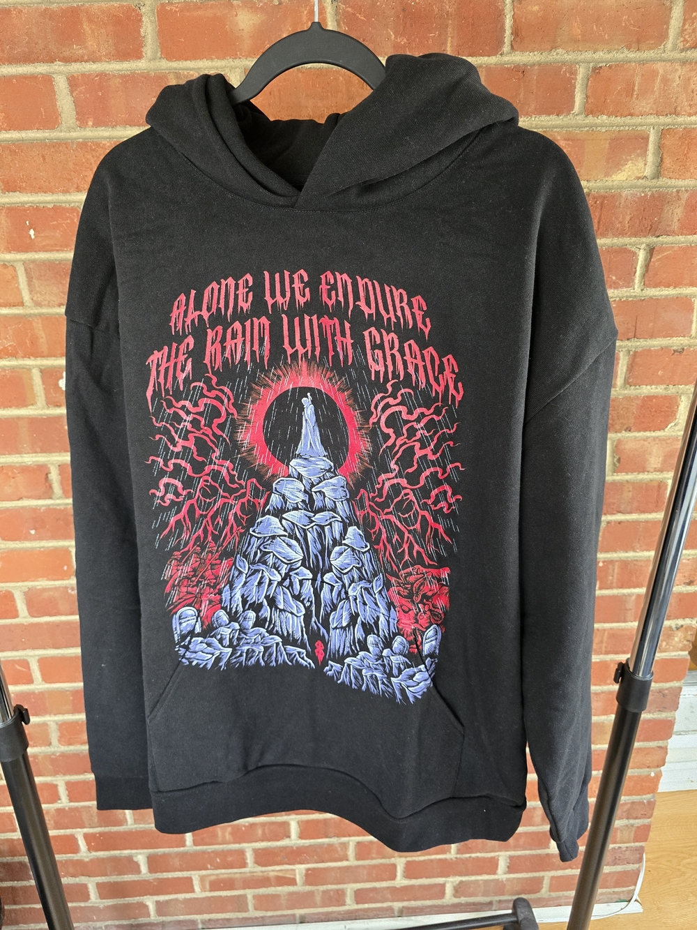 Berserk Black Graphic Hooded Sweatshirt